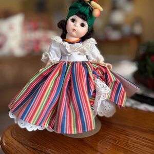 Vintage Madame Alexander Miniature Showcase 8” Doll Brazil #547 in Original Box